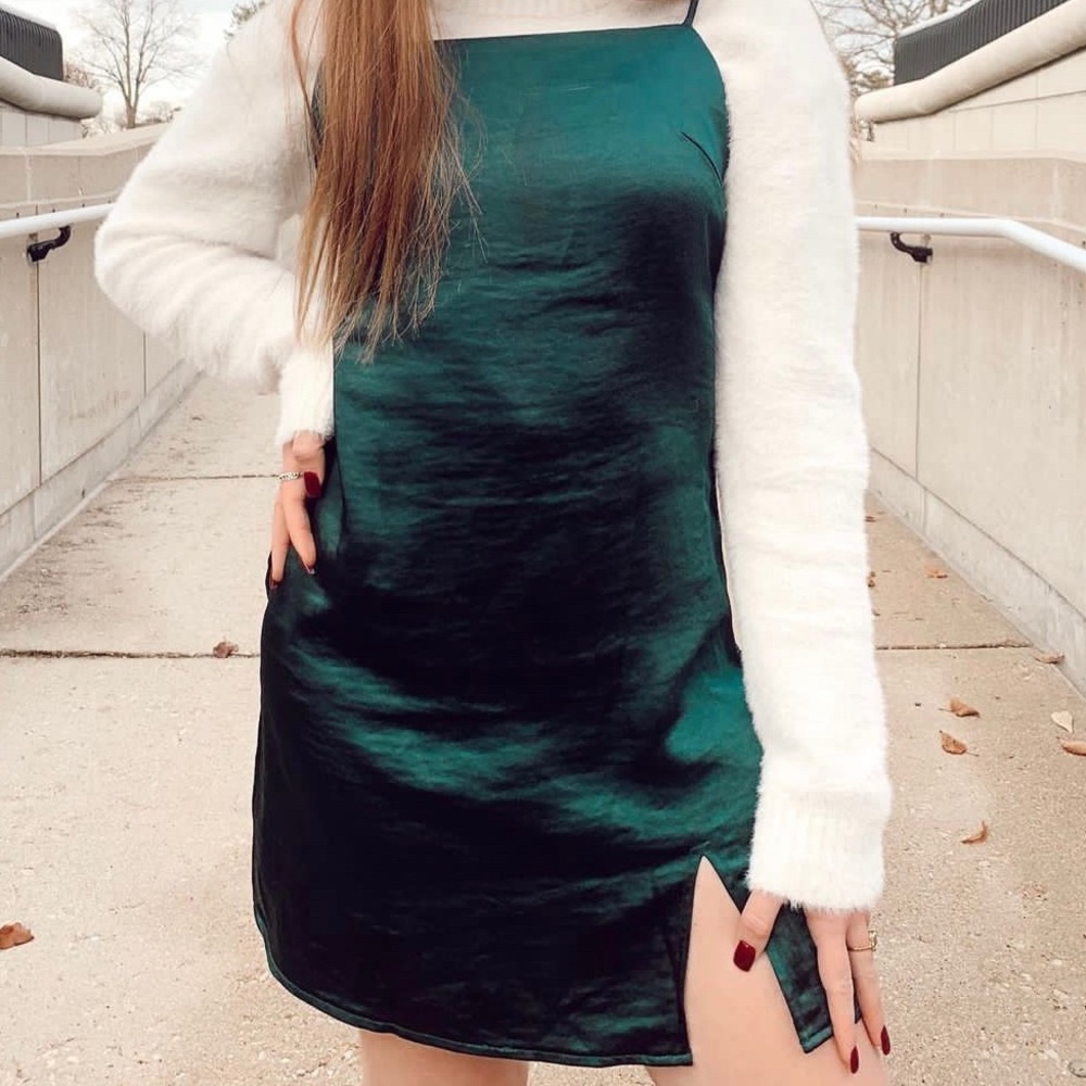 Kendall & Kylie Green Dress